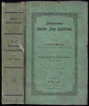 František Valouch: Žiwotopis swatého Jana Kapistrána