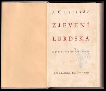 Jean-Baptiste Estrade: Zjevení lurdská