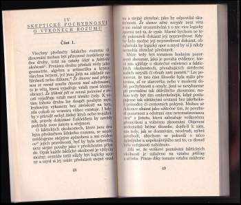 David Hume: Zkoumání o lidském rozumu