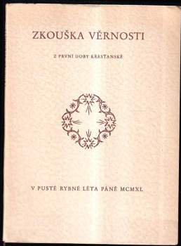 Zkouška věrnosti z první doby křesťanské