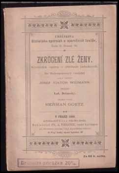 William Shakespeare: Zkrocení zlé ženy