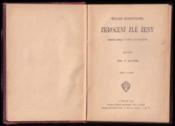 William Shakespeare: Zkrocení zlé ženy