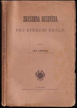 Zkušebná duševěda pro střední školy