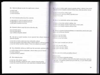 Zkušební testy podle vyhlášky č. 50/1978 Sb. o odborné způsobilosti v elektrotechnice