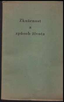 Zkušenost a způsob života