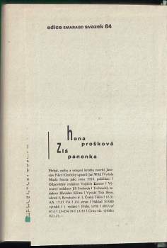 Hana Prošková: Zlá panenka