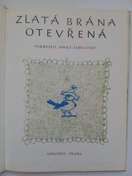 Adolf Zábranský: Zlatá brána otevřená