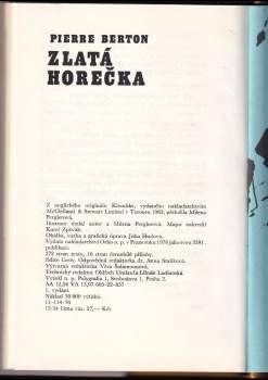 Pierre Berton: Zlatá horečka