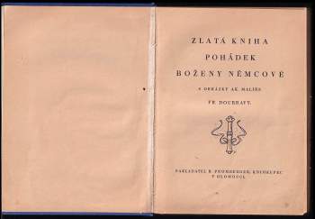 Božena Němcová: Zlatá kniha pohádek Boženy Němcové
