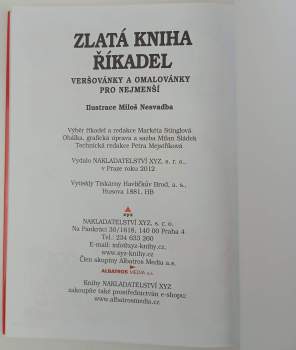 Miloš Nesvadba: Zlatá kniha říkadel