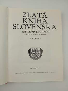 Jan Procházka: Zlatá kniha Slovenska
