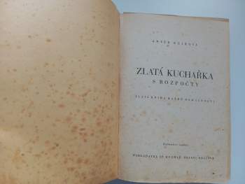 Anuše Kejřová: Zlatá kuchařka s rozpočty A. Kejřové
