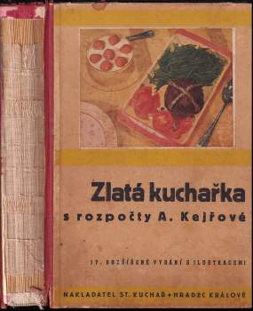 Zlatá kuchařka s rozpočty A. Kejřové