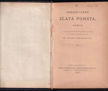 Jørgen Lykke: Zlatá pomsta