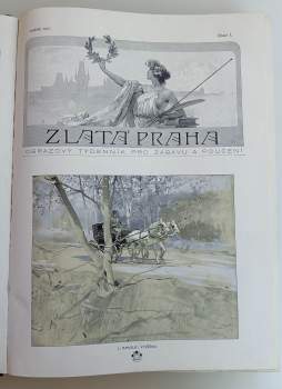 Zlatá Praha- Ročník XXV. 1908 č. 1 - 52