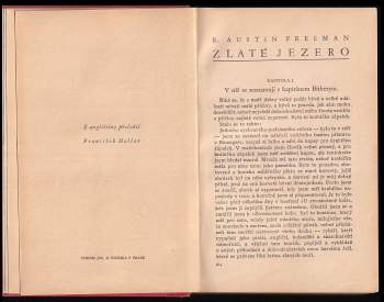 R. Austin Freeman: Zlaté jezero