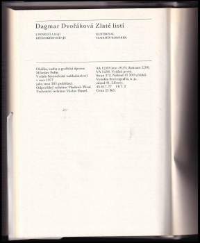 Dagmar Dvořáková: Zlaté listí