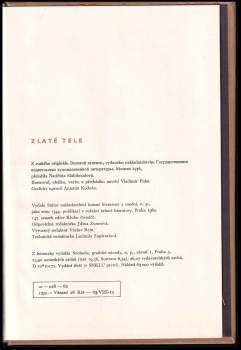 Il'ja Arnol'dovič Il'f: Zlaté tele