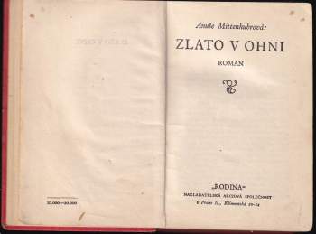 Anuše Mittenhubrová: Zlato v ohni