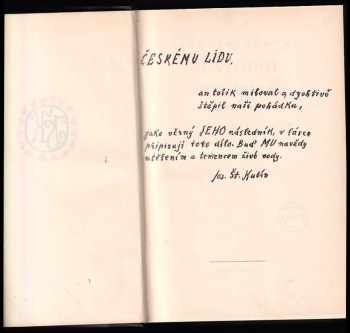 Josef Štefan Kubín: Zlatodol pohádek - souborného vydání pohádek - díl 1. - DEDIKACE / PODPIS JOSEF ŠTEFAN KUBÍN