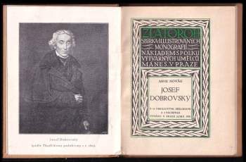 F. V Krejčí: Zlatoroh - Josef Dobrovský