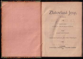 Adeline Sergeant: Zlatovlasá Jesy