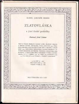 Karel Jaromír Erben: Zlatovláska a jiné české pohádky