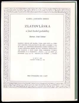 Zlatovláska a jiné české pohádky