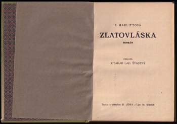 Eugenie Marlitt: Zlatovláska