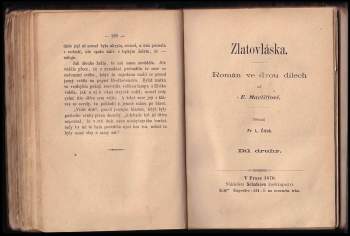 Eugenie Marlitt: Zlatovláska