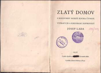 Josef Lada: Zlatý domov