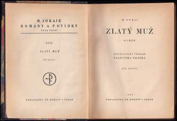 Mór Jókai: Zlatý muž