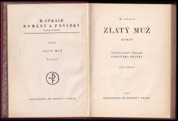Mór Jókai: Zlatý muž