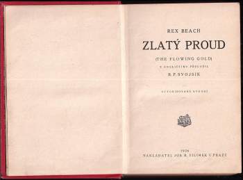 Rex Beach: Zlatý proud