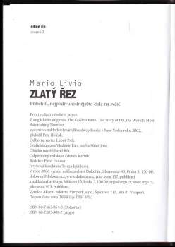 Mario Livio: Zlatý řez