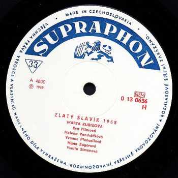 Various: Zlatý Slavík 1968