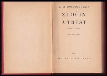Fedor Michajlovič Dostojevskij: Zločin a trest