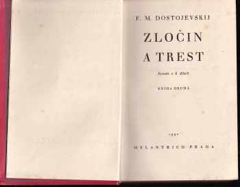 Fedor Michajlovič Dostojevskij: Zločin a trest