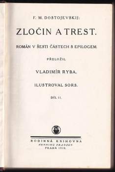 Fedor Michajlovič Dostojevskij: Zločin a trest