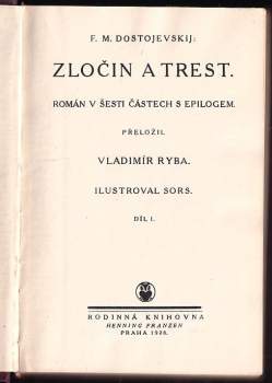Fedor Michajlovič Dostojevskij: Zločin a trest