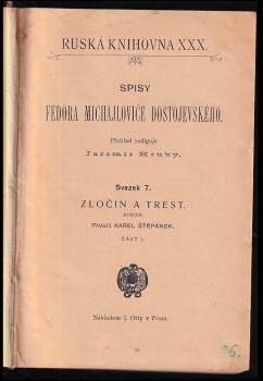 Fedor Michajlovič Dostojevskij: Zločin a trest