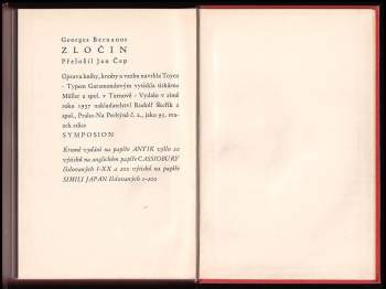 Georges Bernanos: Zločin