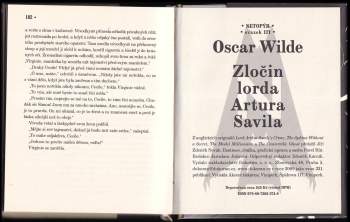 Oscar Wilde: Zločin lorda Artura Savila
