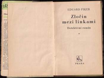 Eduard Fiker: Zločin mezi linkami