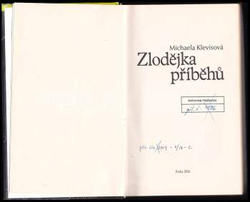 Michaela Klevisová: Zlodějka příběhů