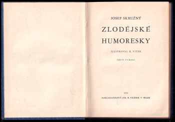Josef Skružný: Zlodějské humoresky