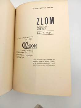 Konstantin Biebl: Zlom