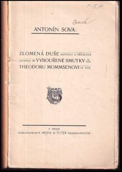 Antonín Sova: Zlomená duše