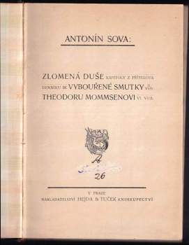 Antonín Sova: Zlomená duše