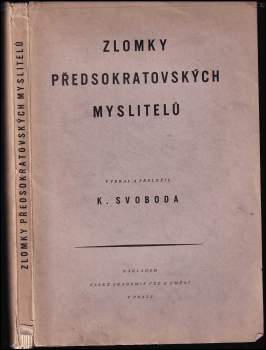 Zlomky předsokratovských myslitelů